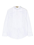 Camicia per bambina Stella McCartney Kids bianca con righe frontali - Rubino Kids