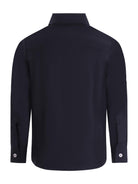 Camicia per bambino Amiri Kids nera con applicazione ossa - Rubino Kids