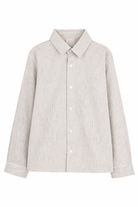 Camicia per bambino Givenchy Kids beige con motivo a righe - Rubino Kids