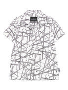 Camicia per bambino John Richmond Junior bianco con stampa - Rubino Kids