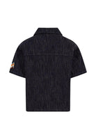 Camicia per bambino Missoni Kids in denim con taschino sul petto - Rubino Kids