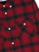 Camicia per bambino Molo Rozzy a quadri rosso e blu - Rubino Kids