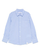 Camicia per bambino Paolo Pecora Kids azzurro a righe - Rubino Kids