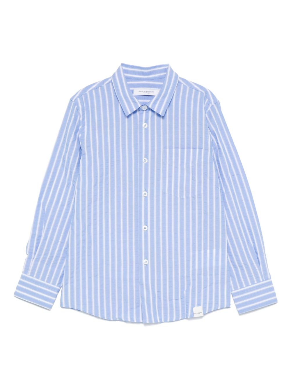 Camicia per bambino Paolo Pecora Kids azzurro a righe - Rubino Kids