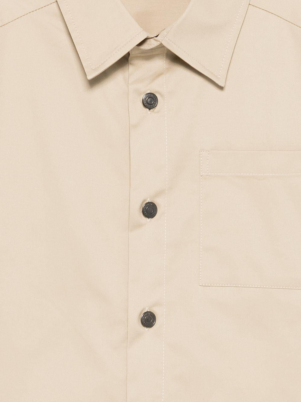 Camicia per bambino Paolo Pecora Kids beige con colletto classico - Rubino Kids