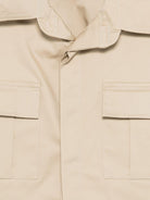 Camicia per bambino Paolo Pecora Kids beige con tasche a patta - Rubino Kids