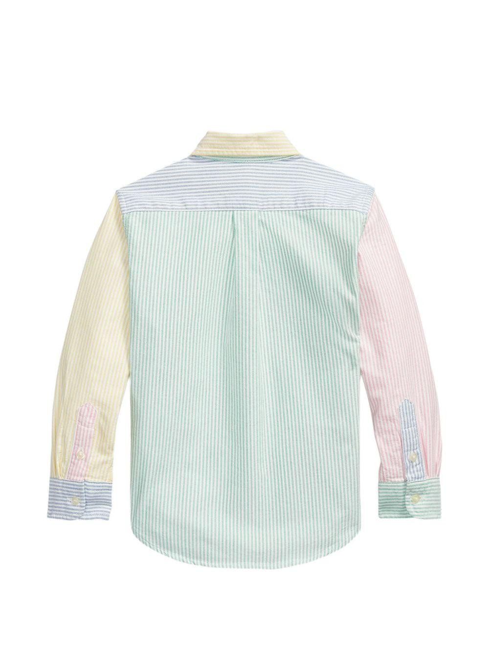 Camicia per bambino Polo Ralph Lauren Kids multicolore con motivo Polo Pony - Rubino Kids