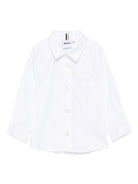 Camicia per neonato Boss Kids bianco con ricamo - Rubino Kids