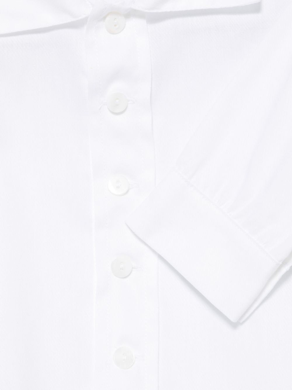 Camicia per neonato Jesurum bianco con abbottonatura frontale - Rubino Kids