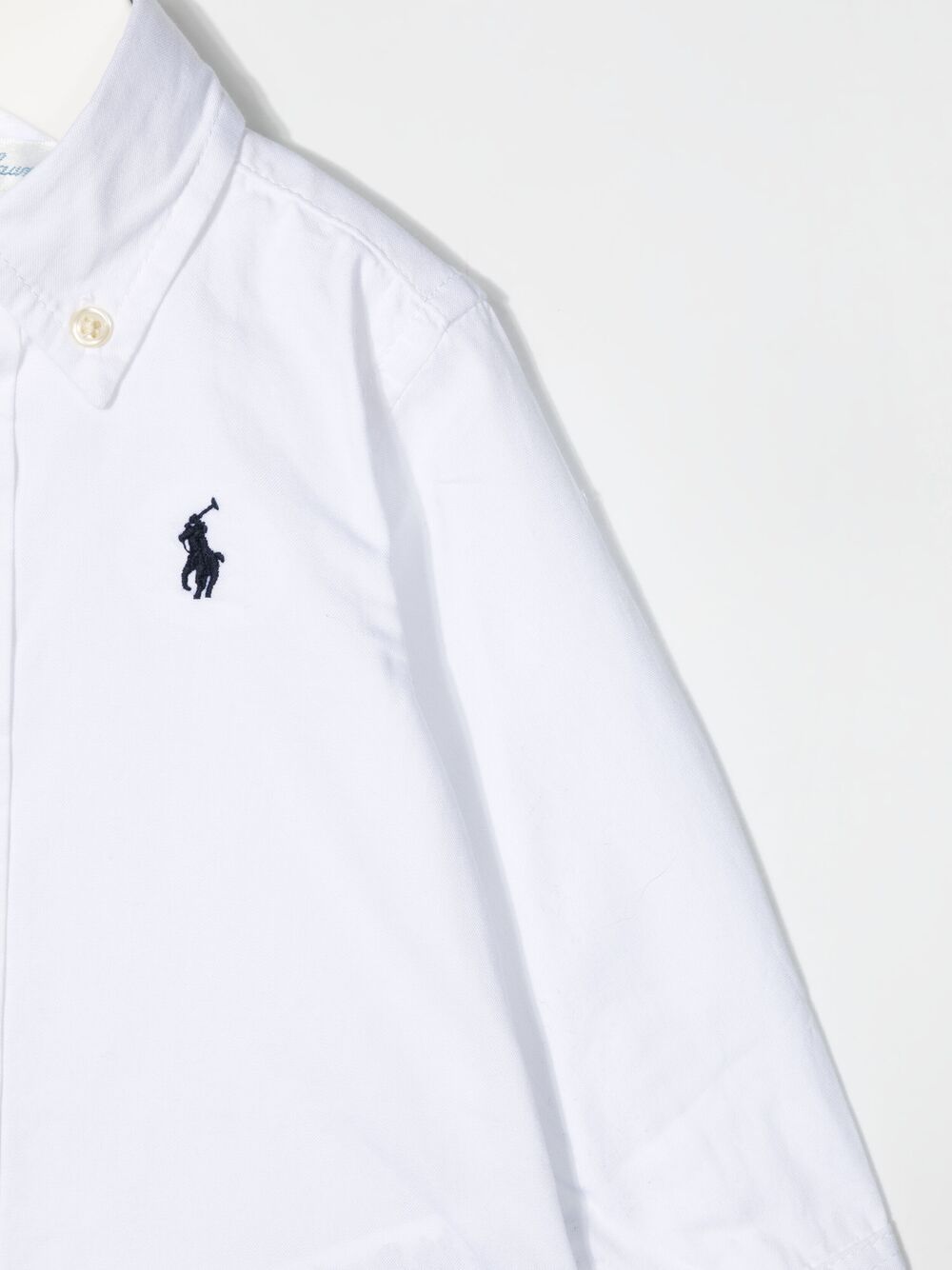 Camicia per neonato POLO RALPH LAUREN KIDS bianco con ricamo - Rubino Kids