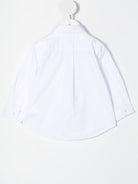 Camicia per neonato POLO RALPH LAUREN KIDS bianco con ricamo - Rubino Kids