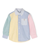 Camicia per neonato Polo Ralph Lauren Kids multicolore con motivo Polo Pony con design color - block - Rubino Kids