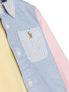 Camicia per neonato Polo Ralph Lauren Kids multicolore con motivo Polo Pony con design color - block - Rubino Kids