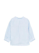 Camicia per neonato Tartine Et Chocolat azzurra con taschino sul petto - Rubino Kids