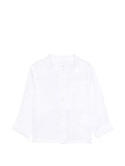 Camicia per neonato Tartine Et Chocolat bianca con colletto alla coreana - Rubino Kids