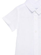 Camicia per neonato Tartine Et Chocolat bianca con colletto classico - Rubino Kids