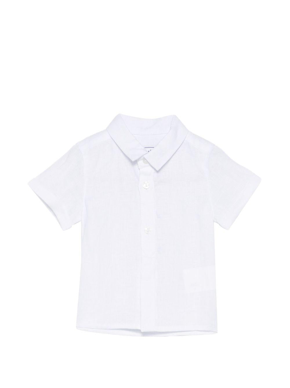 Camicia per neonato Tartine Et Chocolat bianca con colletto classico - Rubino Kids