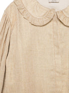 Camicia Suzei per bambina Donsje beige con tessuto mosso - Rubino Kids