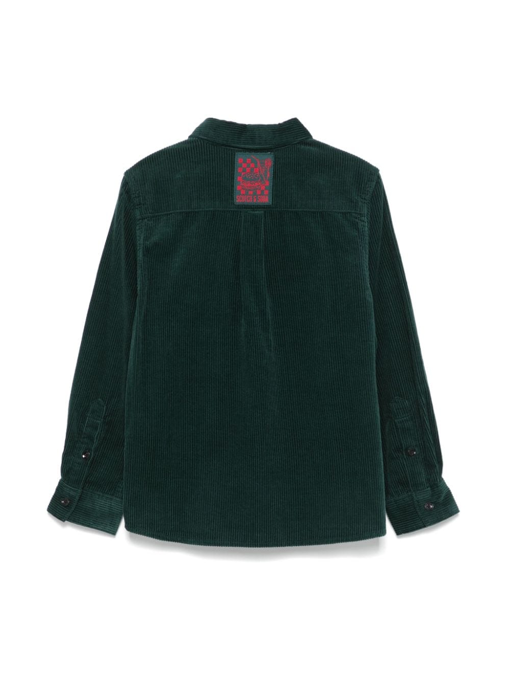 Camicia verde per bambino di velluto a coste Scotch & Soda - Rubino Kids