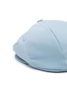 Cappello baker boy tartan per bambino Colorichiari azzurro con tesa curva - Rubino Kids