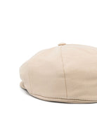 Cappello baker boy tartan per bambino Colorichiari beige con tesa curva - Rubino Kids