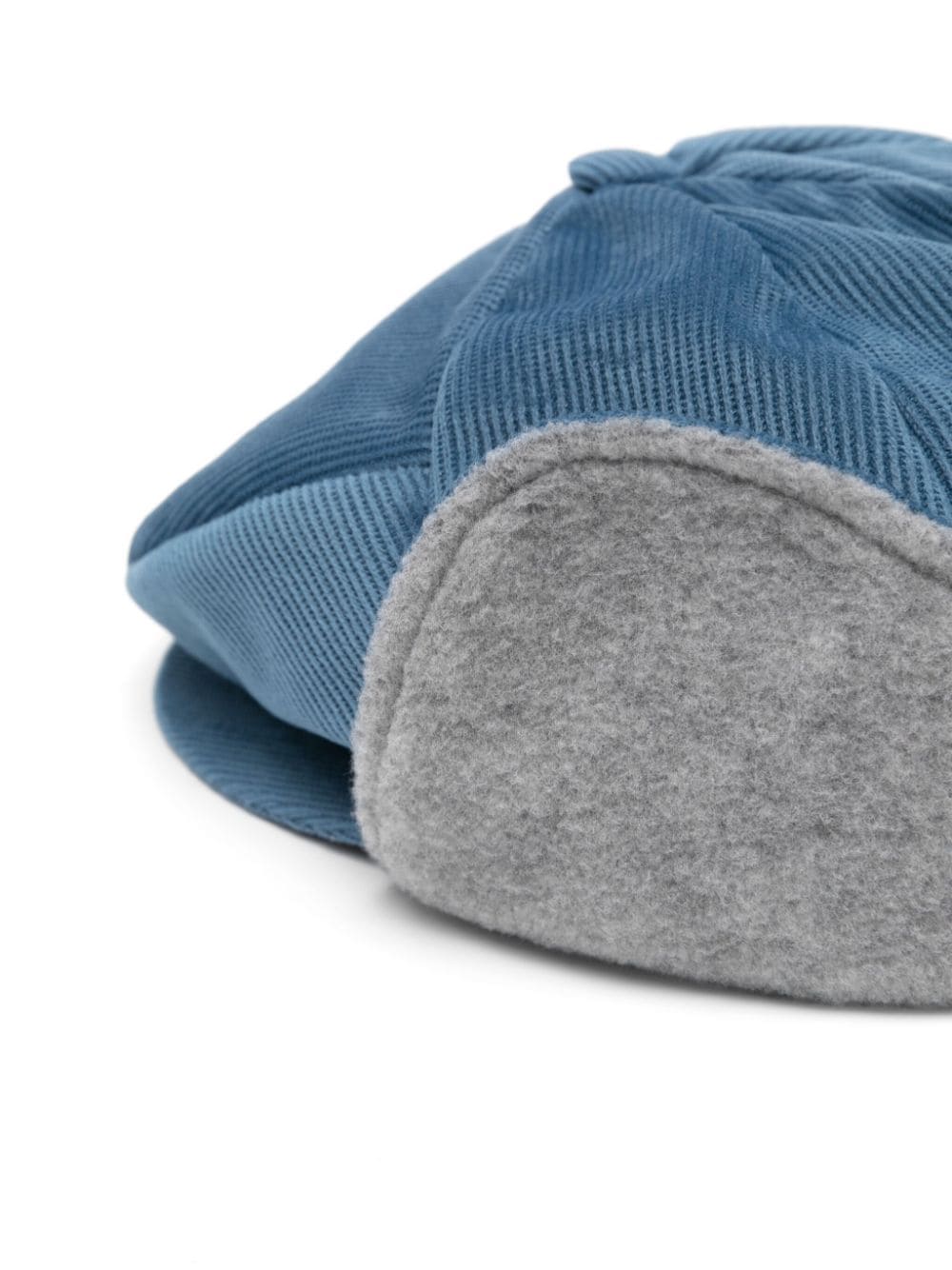 Cappello baker boy tartan per bambino Colorichiari blu con tesa curva - Rubino Kids