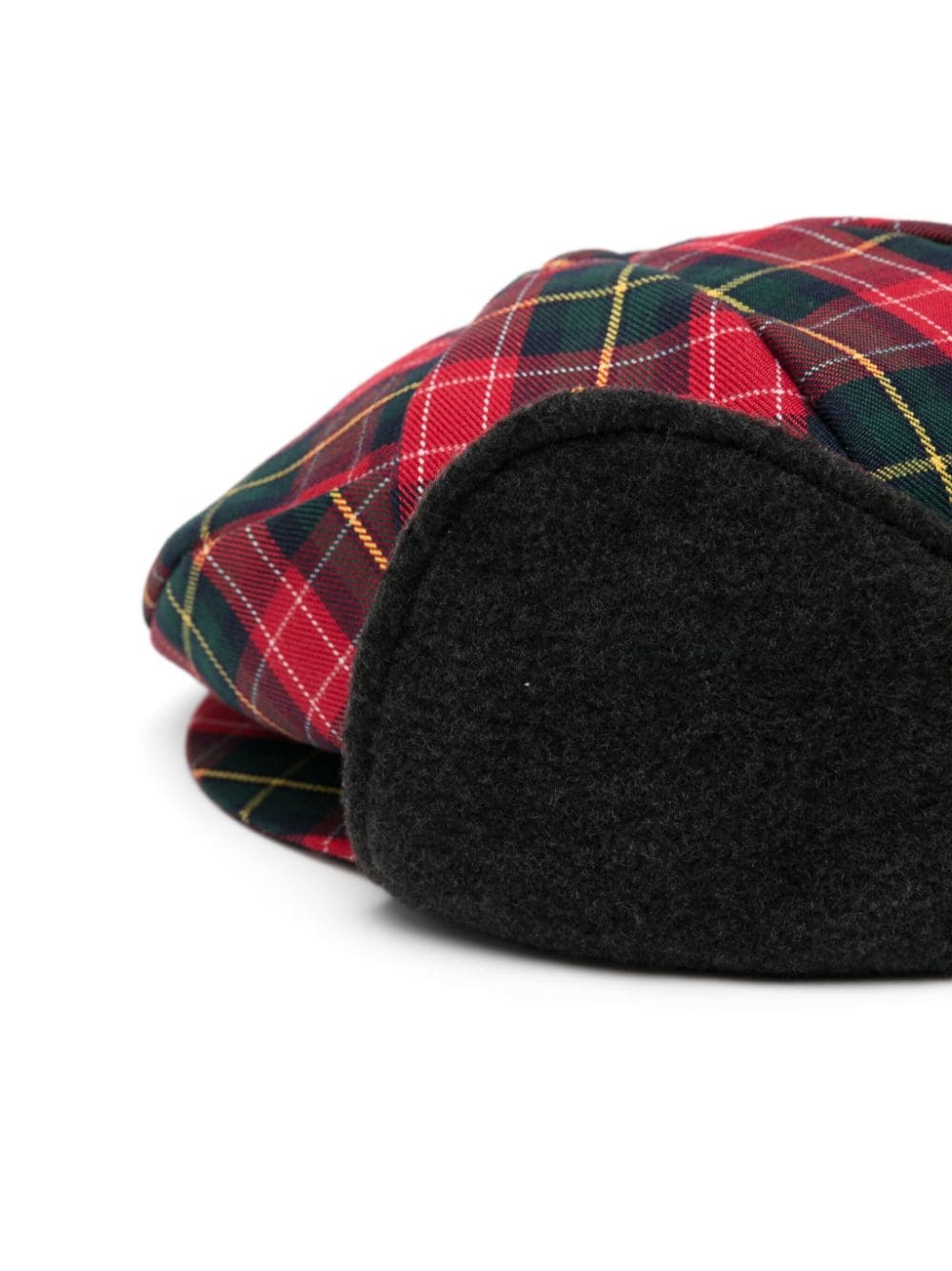 Cappello baker boy tartan per bambino Colorichiari multicolor con tesa curva - Rubino Kids