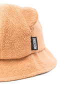 Cappello bucket Leo Teddy per neonato Moschino Kids beige con corona rotonda - Rubino Kids