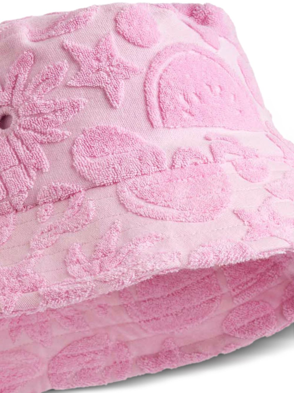 Cappello bucket per bambina Molo Siks rosa con effetto spugna - Rubino Kids