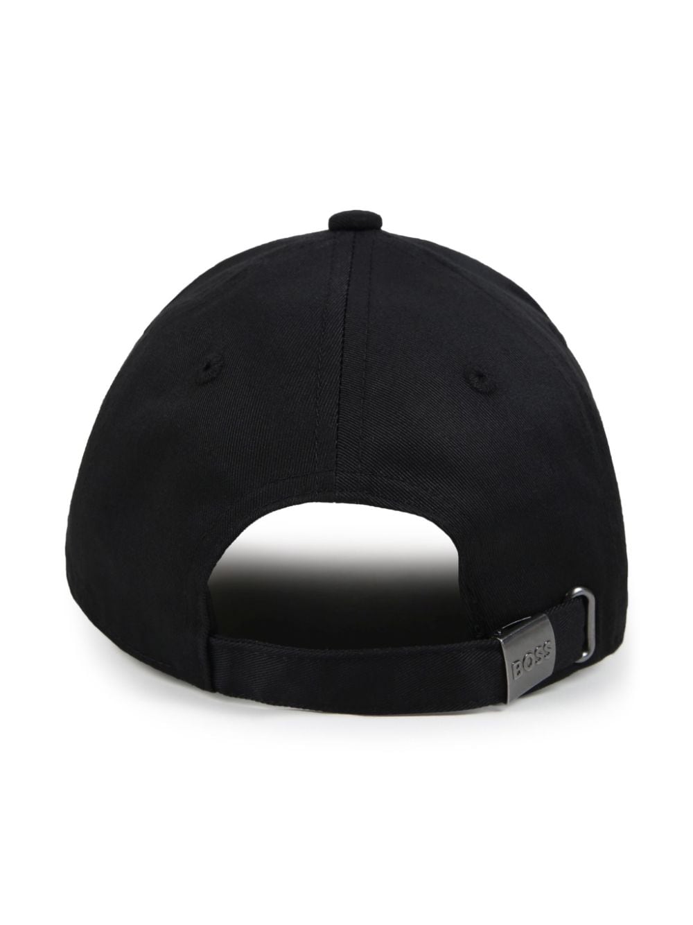 Cappello da baseball con ricamo per bambino BOSS Kidswear nero con tesa curva - Rubino Kids