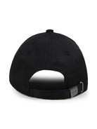 Cappello da baseball con ricamo per bambino BOSS Kidswear nero con tesa curva - Rubino Kids