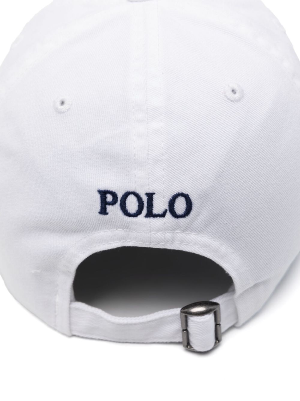 Cappello da baseball per bambino POLO RALPH LAUREN KIDS bianco in cotone - Rubino Kids