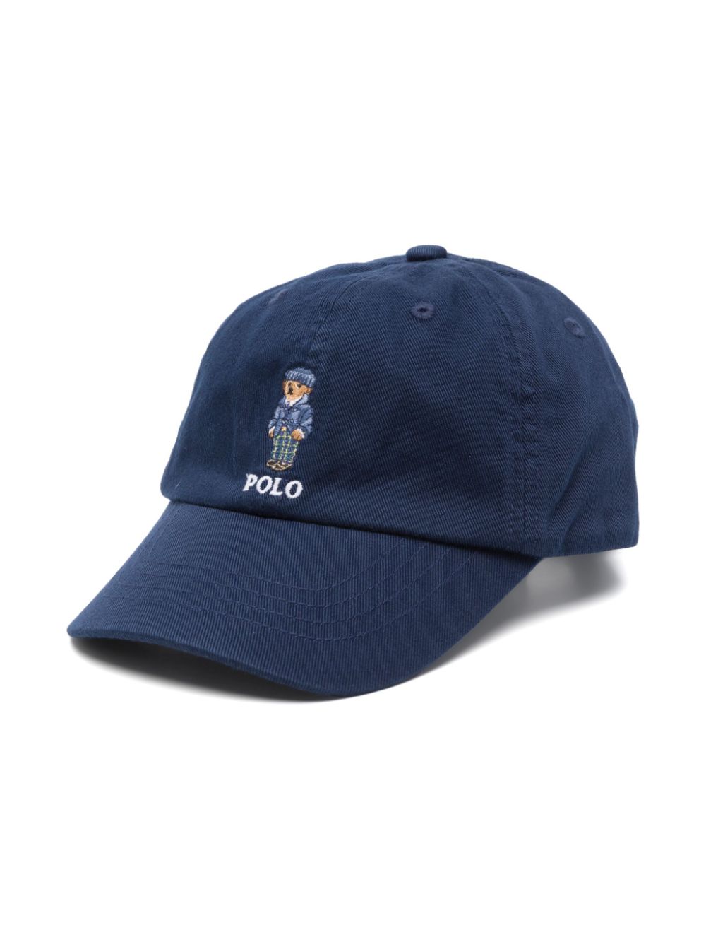 Cappello da baseball per bambino POLO RALPH LAUREN KIDS blu con motivo Polo Bear - Rubino Kids