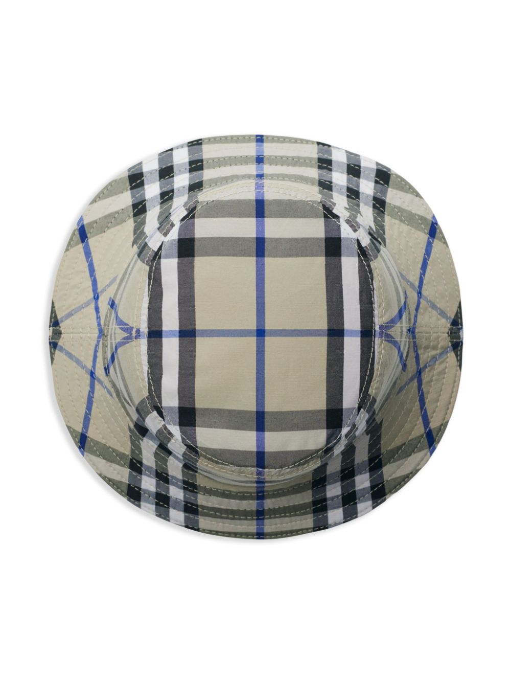 Cappello da pescatore reversibile in cotone per neonato Burberry Kids beige con stile pull - on - Rubino Kids