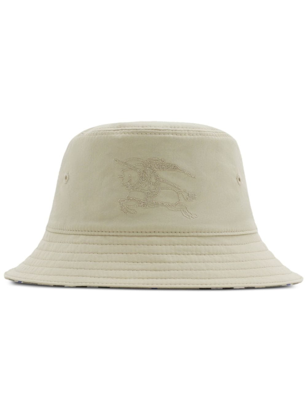 Cappello da pescatore reversibile in cotone per neonato Burberry Kids beige con stile pull - on - Rubino Kids