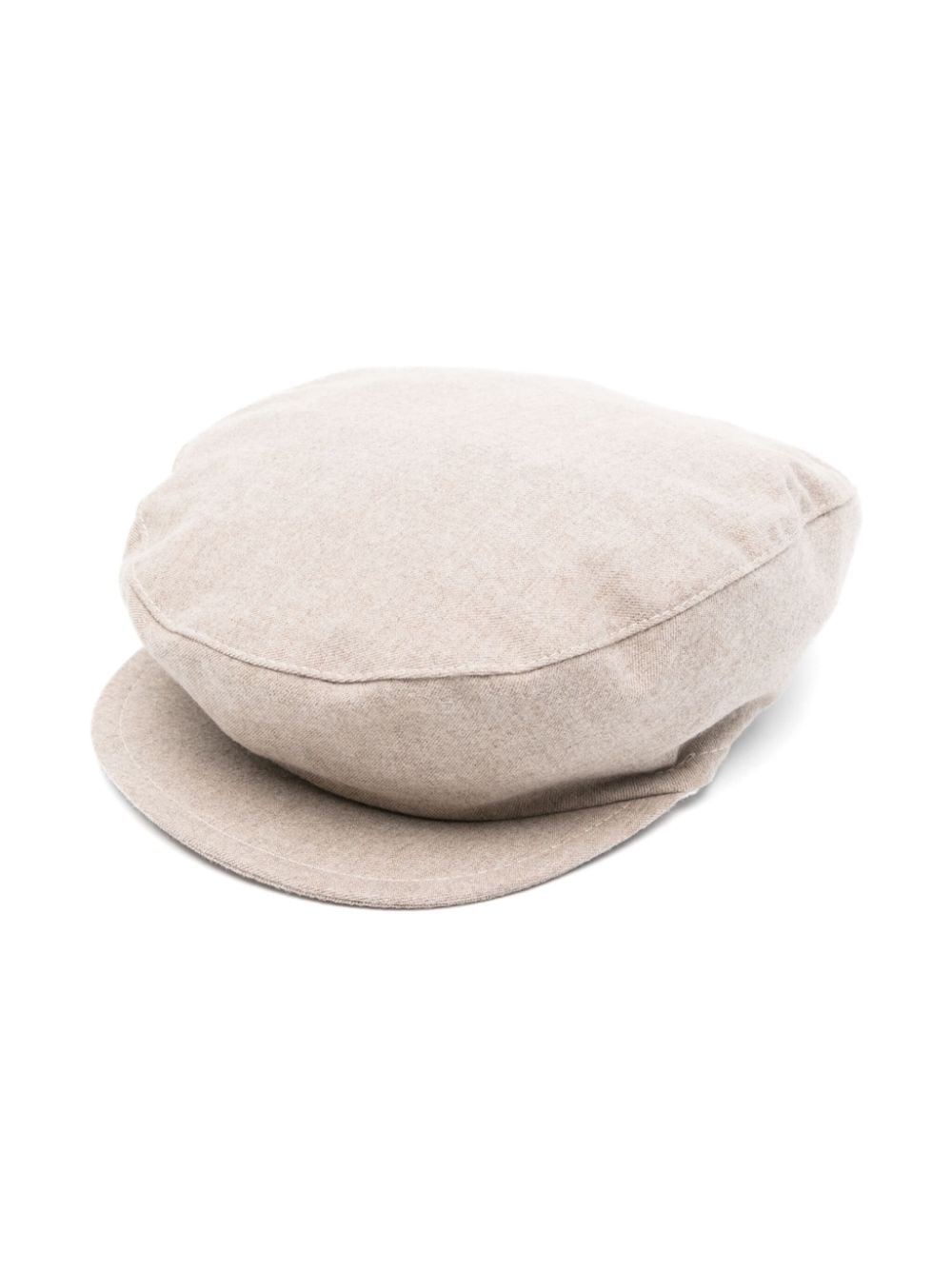 Cappello mélange per neonato Il Gufo beige con corona piatta - Rubino Kids