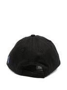 Cappello per bambino Palm Angels Kids nero con stampa logo - Rubino Kids