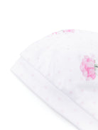 Cappello per neonata Monnalisa bianco con stampa - Rubino Kids