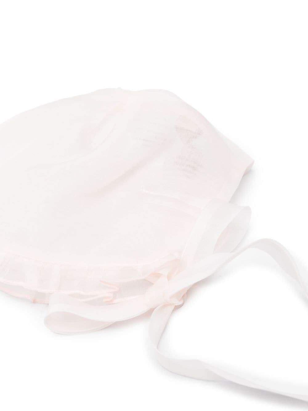 Cappello per neonato La Stupenderia rosa con dettaglio con ruches - Rubino Kids