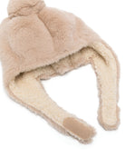 Cappello Pila per bambina Donsje beige con chiusura a strappo - Rubino Kids