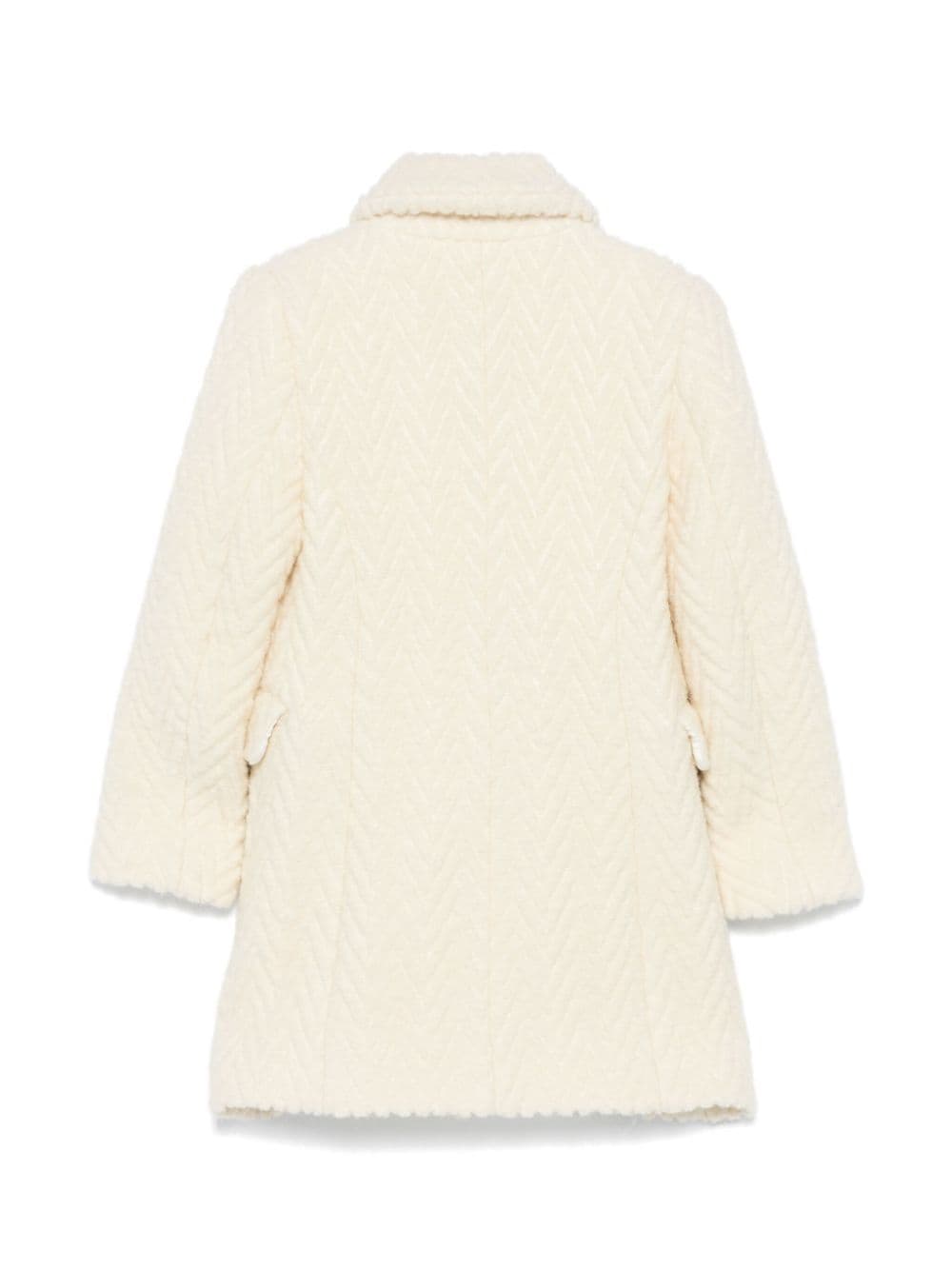 Cappotto beige per bambina con motivo a zigzag Missoni Kids - Rubino Kids