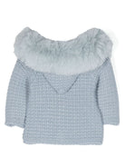 Cappotto con cappuccio Bambalina per neonato Paz Rodriguez blu co orlo dritto - Rubino Kids