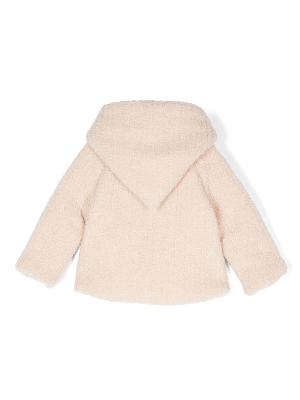 Cappotto in pelliccia sintetica per neonata Paz Rodriguez beige con fodera in cotone - Rubino Kids