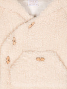 Cappotto in pelliccia sintetica per neonata Paz Rodriguez beige con fodera in cotone - Rubino Kids