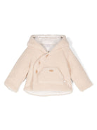 Cappotto in pelliccia sintetica per neonata Paz Rodriguez beige con fodera in cotone - Rubino Kids