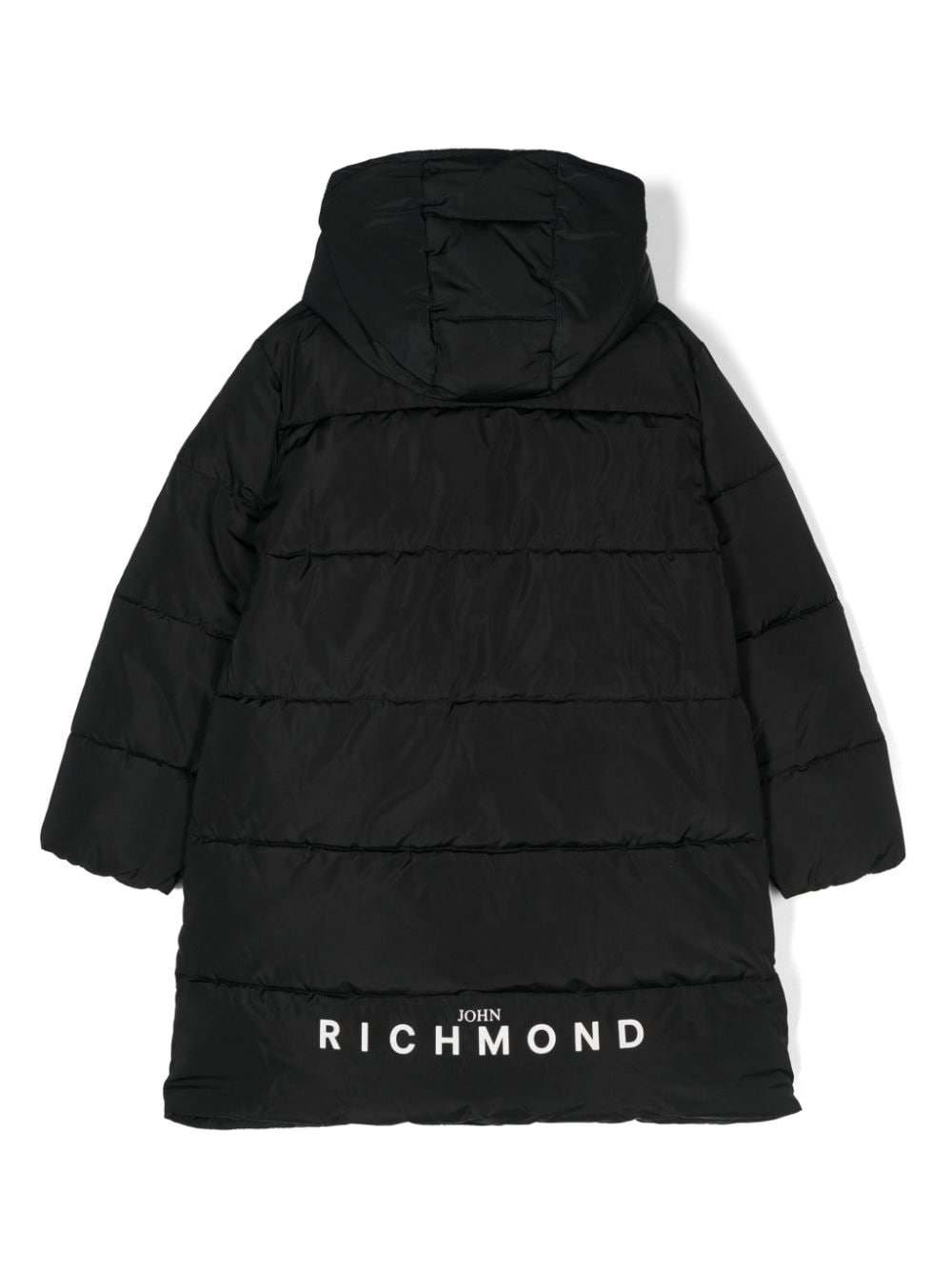 Cappotto nero per bambino imbottito John Richmond Junior - Rubino Kids