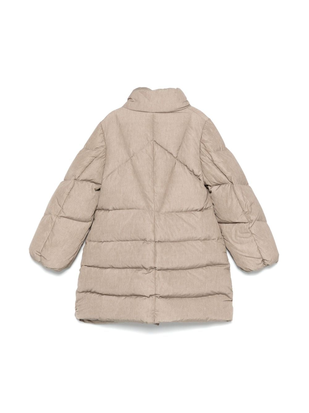 Cappotto per bambina Fay Kids beige con imbottitura e chiusura a moschettone - Rubino Kids