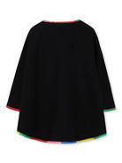 Cappotto per bambina Stella McCartney Kids nero con pompon - Rubino Kids