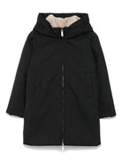 Cappotto per bambino K - Way Kids Olly nero in pelliccia sintetica - Rubino Kids