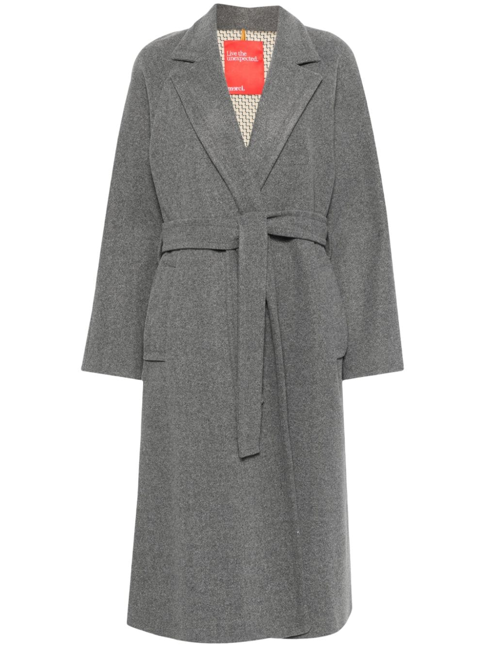 Cappotto per donna Merci grigio con effetto melange - Rubino Kids